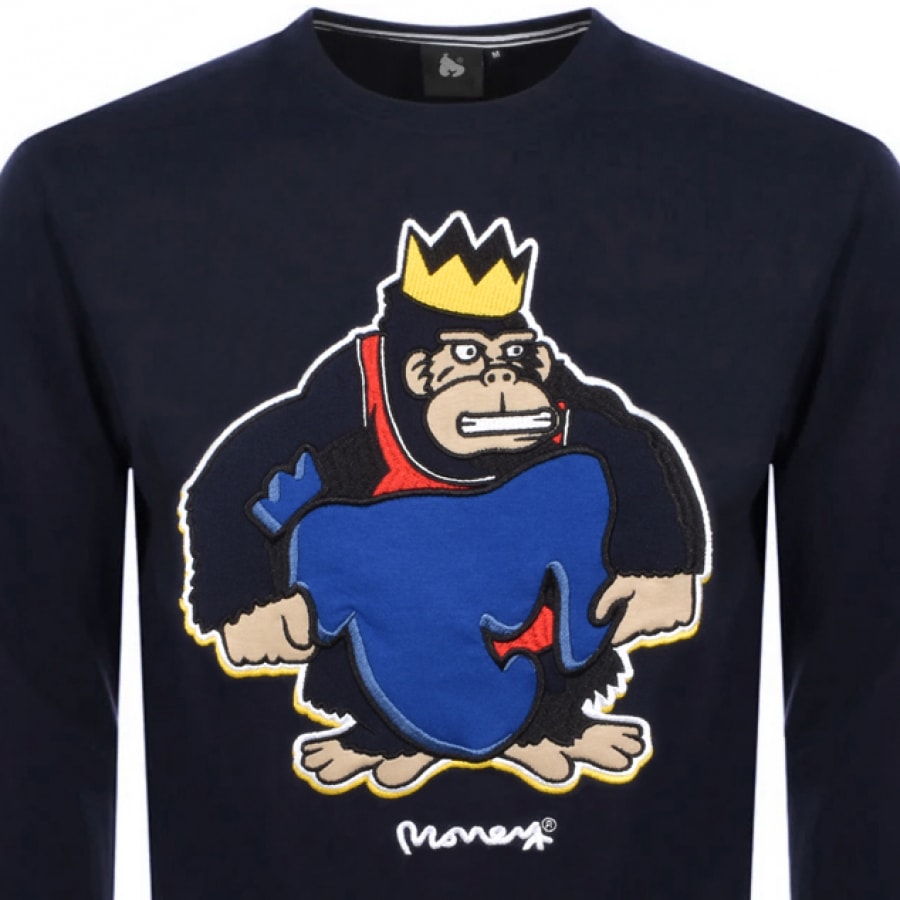 Alternative Image for ProductMoney King Logo Sweatshirt Navy2